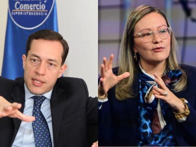 Andrés Barreto - Ex Superintendente de Industria y Comercio / Cielo Rusinque - Superintendente de Industria y Comercio (2024).