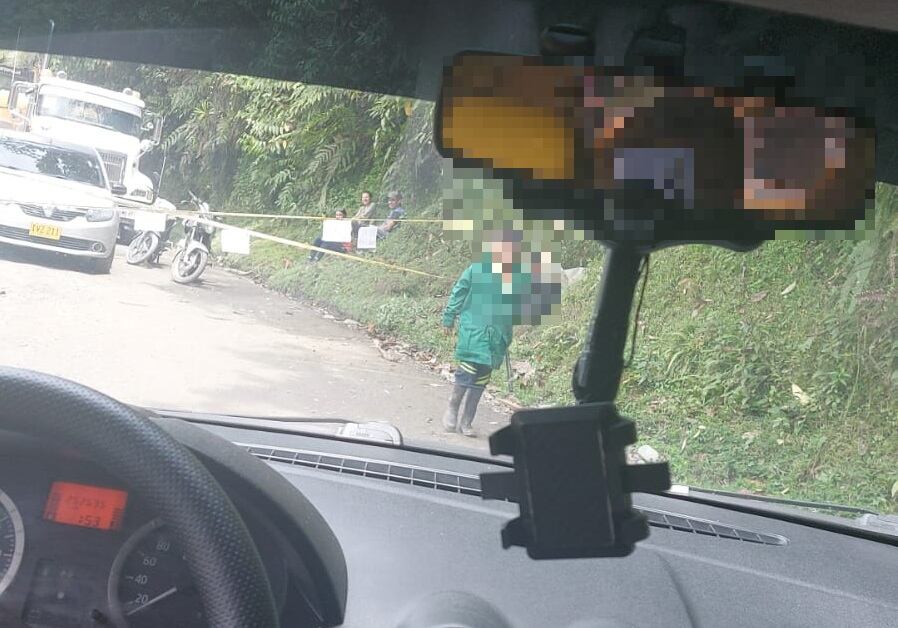 Bloqueo Medellín- Quibdó- foto cortesía
