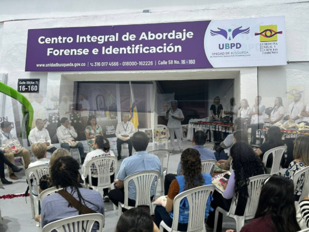 Con 482 cuerpos por identificar se inaugura Centro de Abordaje Forense en Santander