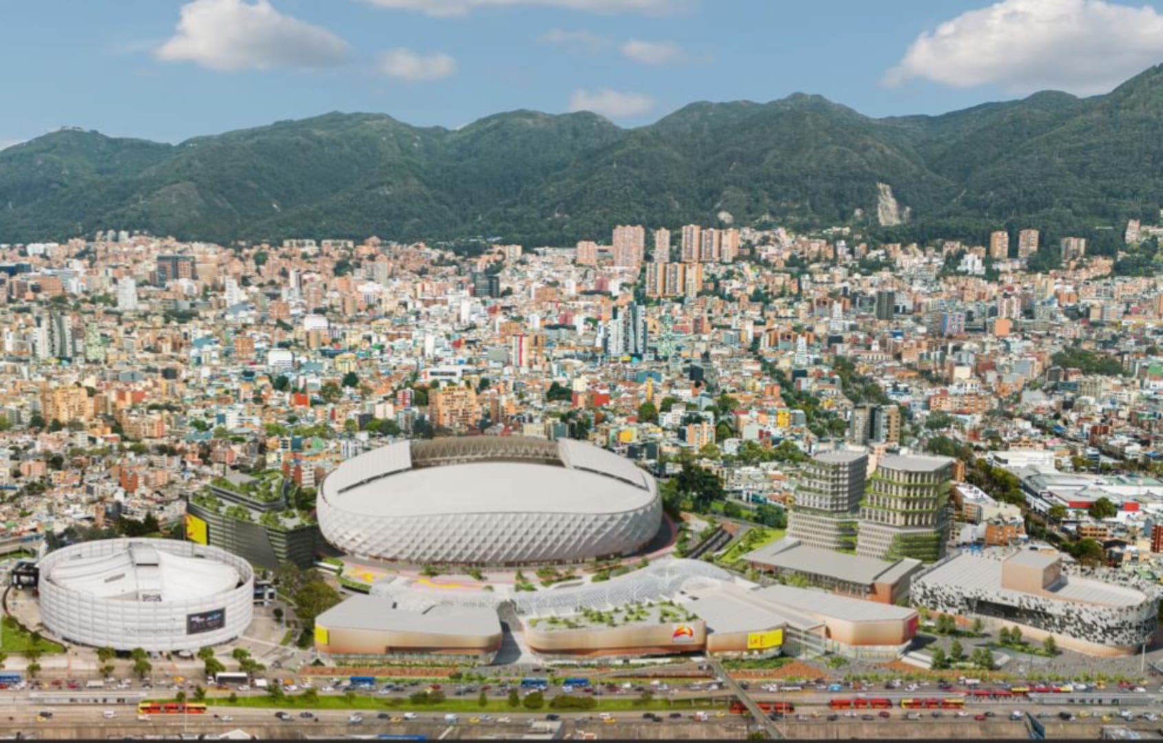 Aval Banca de Inversión hará parte del cierre financiero para el nuevo estadio en Bogotá .Foto: Suministrada por Sencia. 