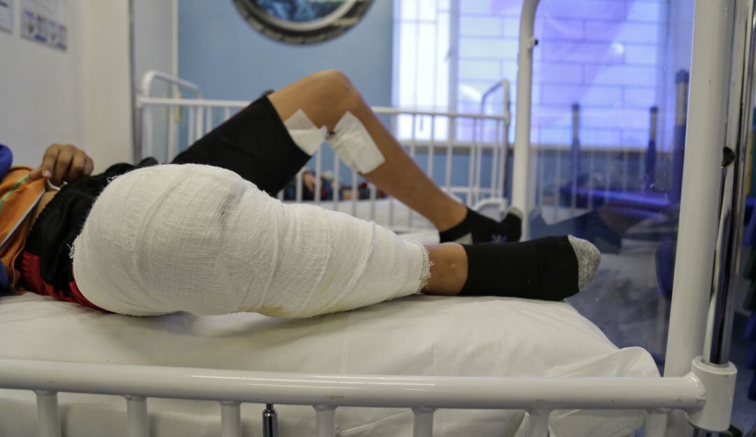 Celebración de fin de año con pólvora.