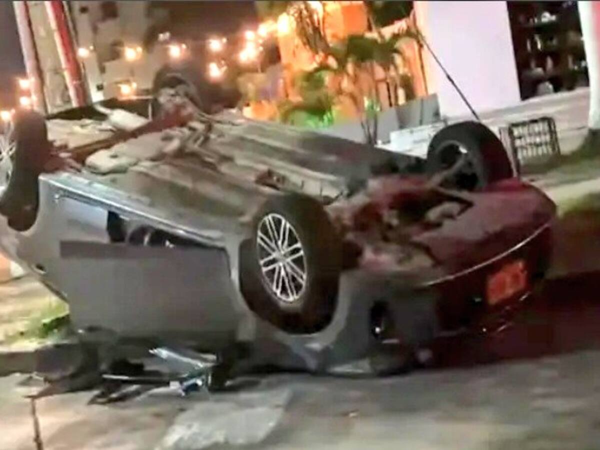 Reina del carnaval de Malambo 2024 entre los heridos en accidente vial en Barranquilla