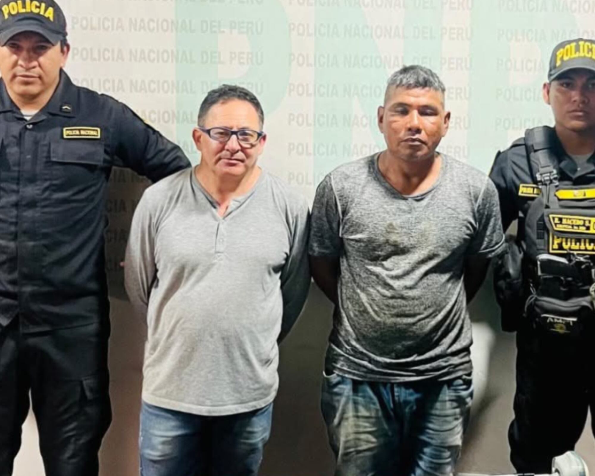 El poder judicial peruano determinó que los topógrafos colombianos no pagarán la condena a un año y cinco meses de cárcel si cumplen una serie de condiciones.
(Foto:   Cortesía Policía Nacional de Perú)