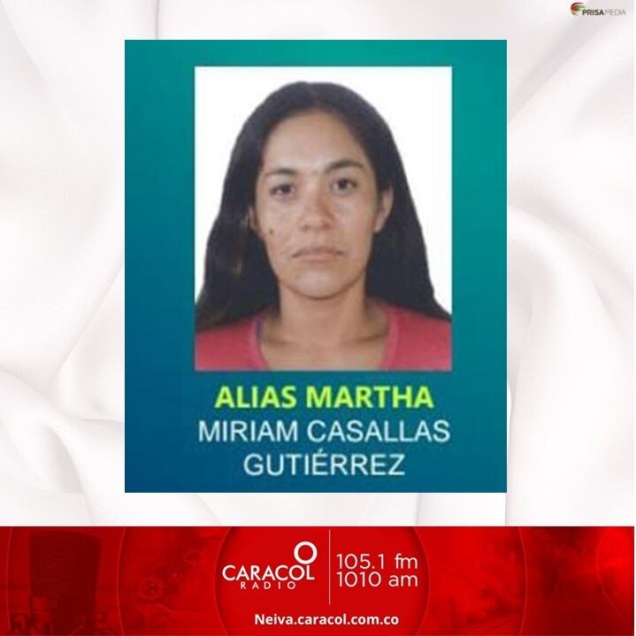 La mujer al parecer hacía parte del grupo armado delincuencial 'Comandos de Frontera' desde hacía cerca de 10 años.