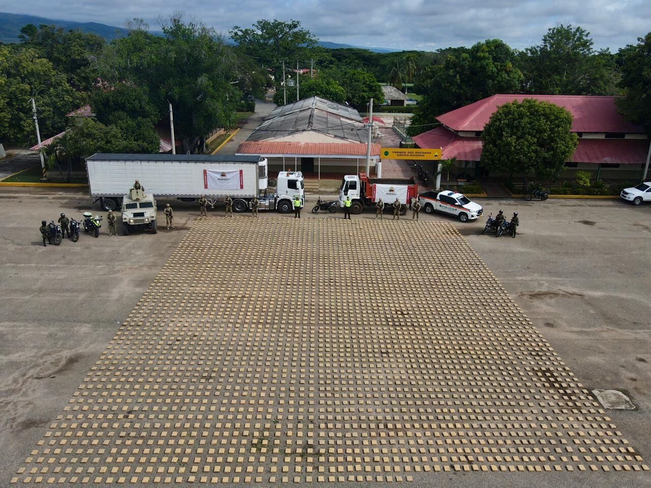 La droga incautada. Foto: cortesía