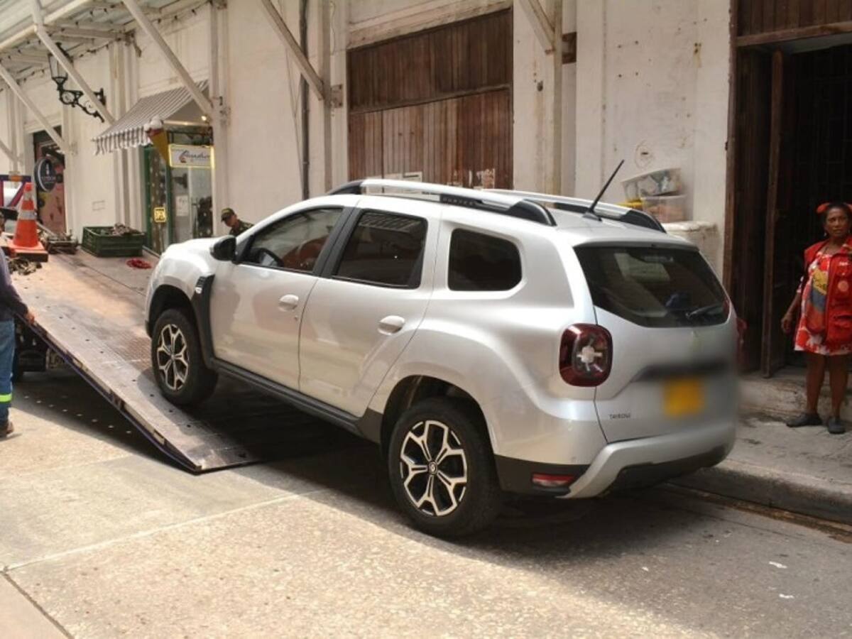 58 conductores sancionados por mal parqueo en el Centro Histórico de Cartagena