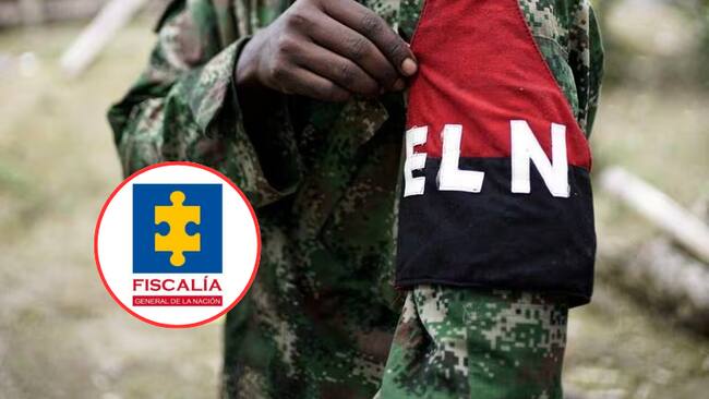 Calle en Bogotá y al lado una persona con billetes colombianos (Fotos vía Imagen de archivo - AFP / Federico Ríos. y cuenta de X de @FiscaliaCol)