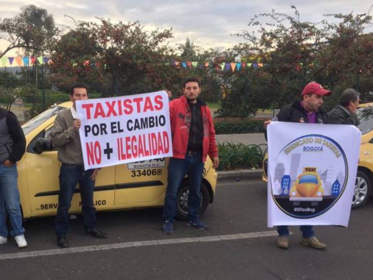 Fotos: Paro de taxistas se toma la ciudad
