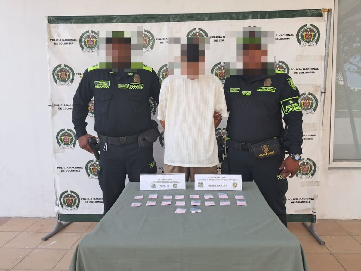 Presunto distribuidor de drogas sintéticas fue capturado en Cartagena
