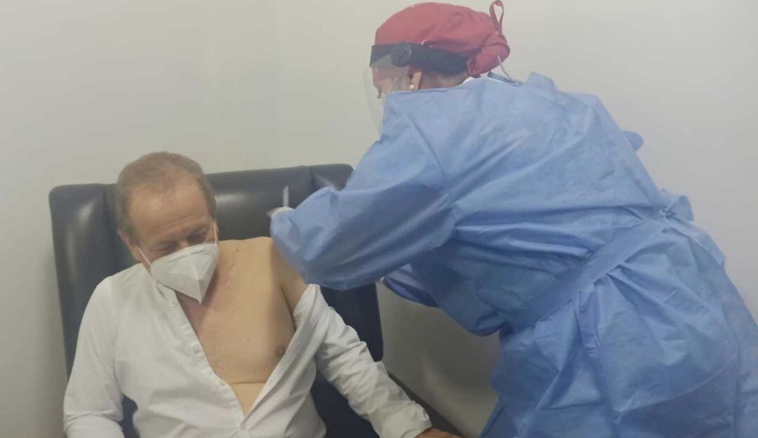 Primer vacunado en Risaralda.