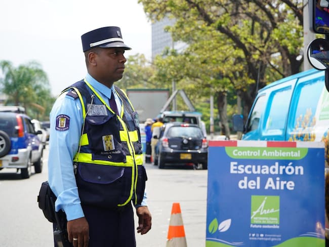 Desde el 13 de febrero del presente año, la Alcaldía Distrital inició los controles ambientales en Medellín. Foto: Alcaldía de Medellín.