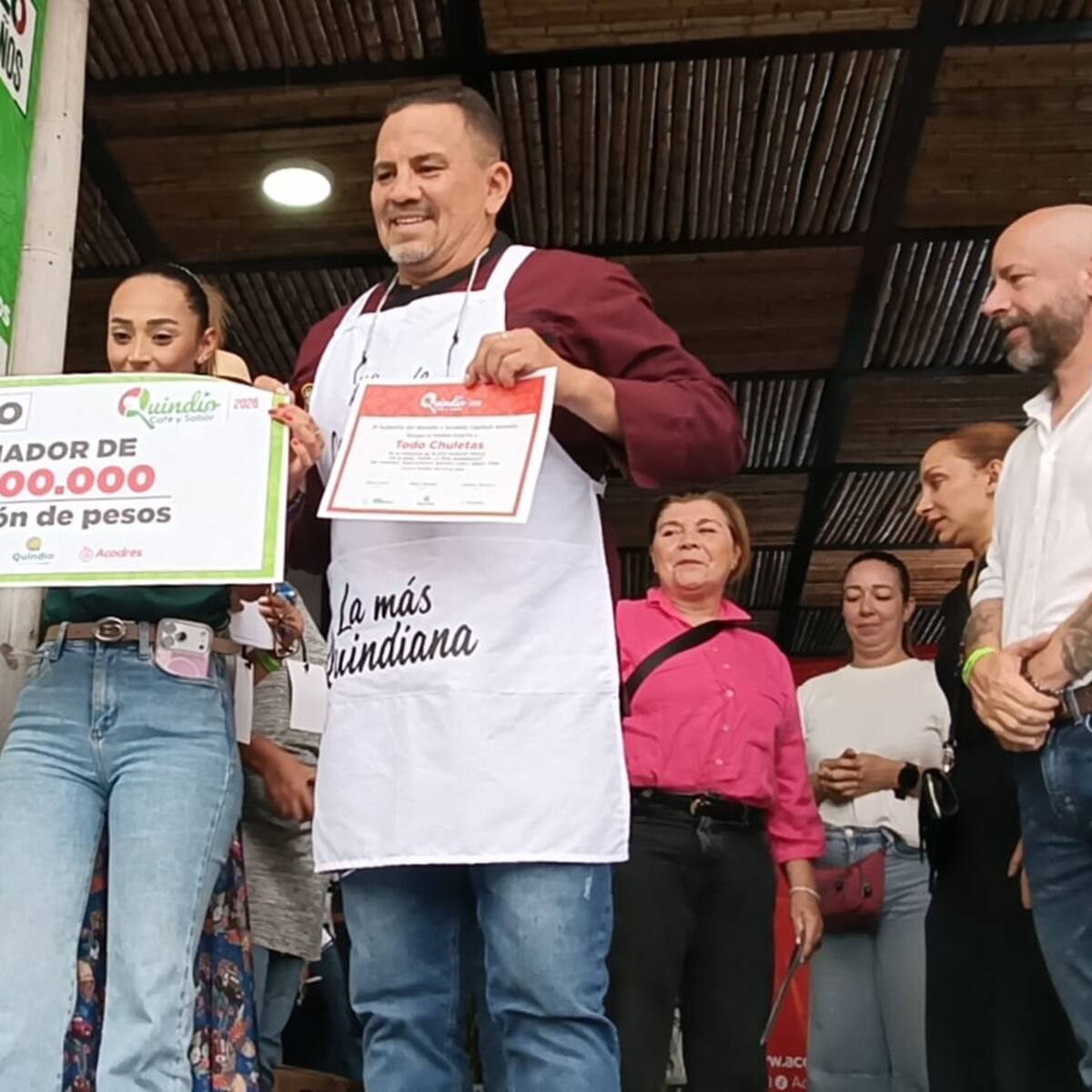 Sopa La Más Quindiana, gana el concurso Quindío, Café y Sabor con el premió al mejor plato fuerte
