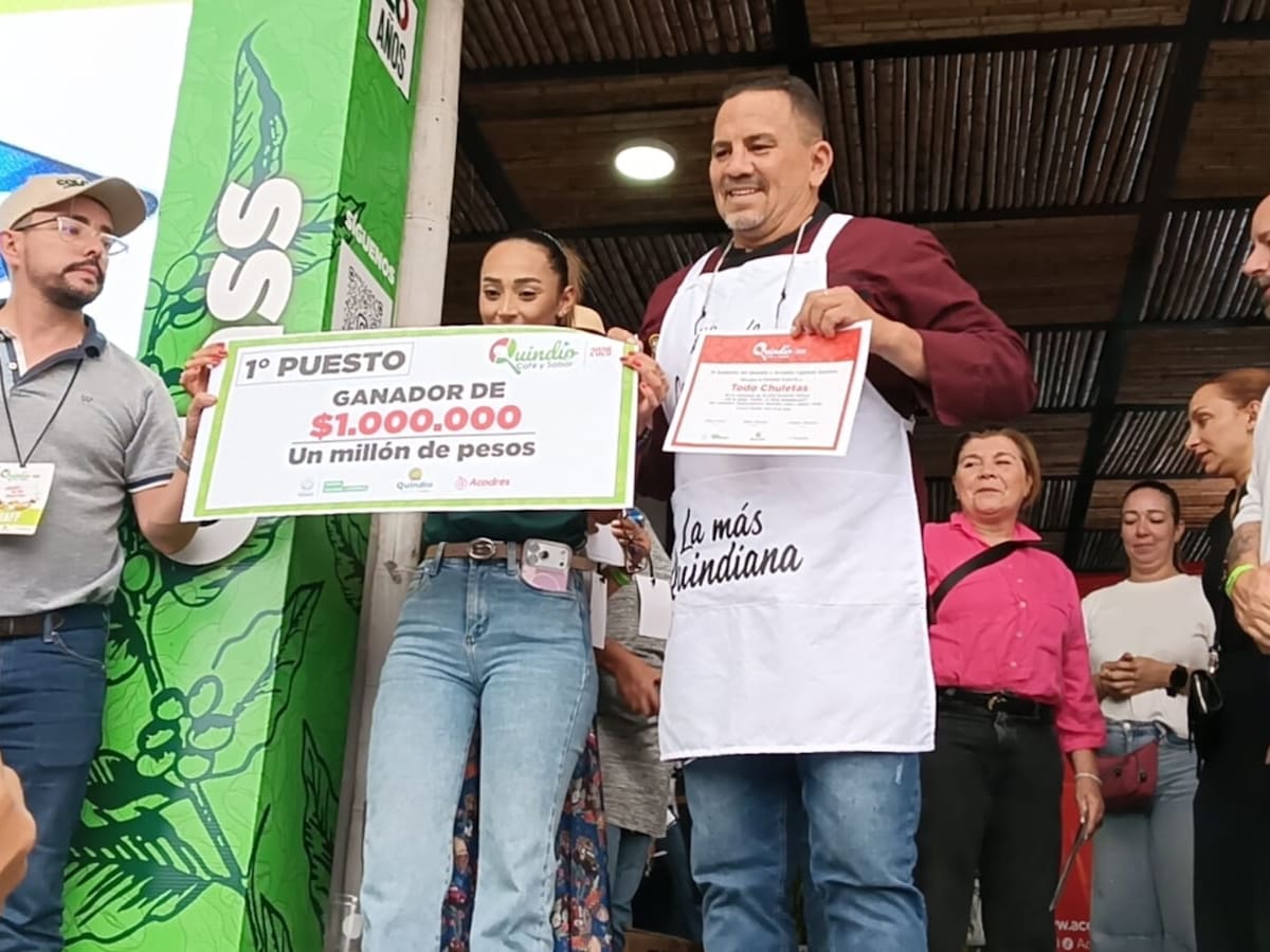 Sopa La Más Quindiana, gana el concurso Quindío, Café y Sabor con el premió al mejor plato fuerte