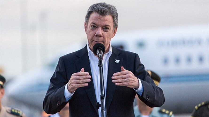 Santos visitará lugar en el que reposará uno de los monumentos con armas de las Farc. Foto: Getty Images