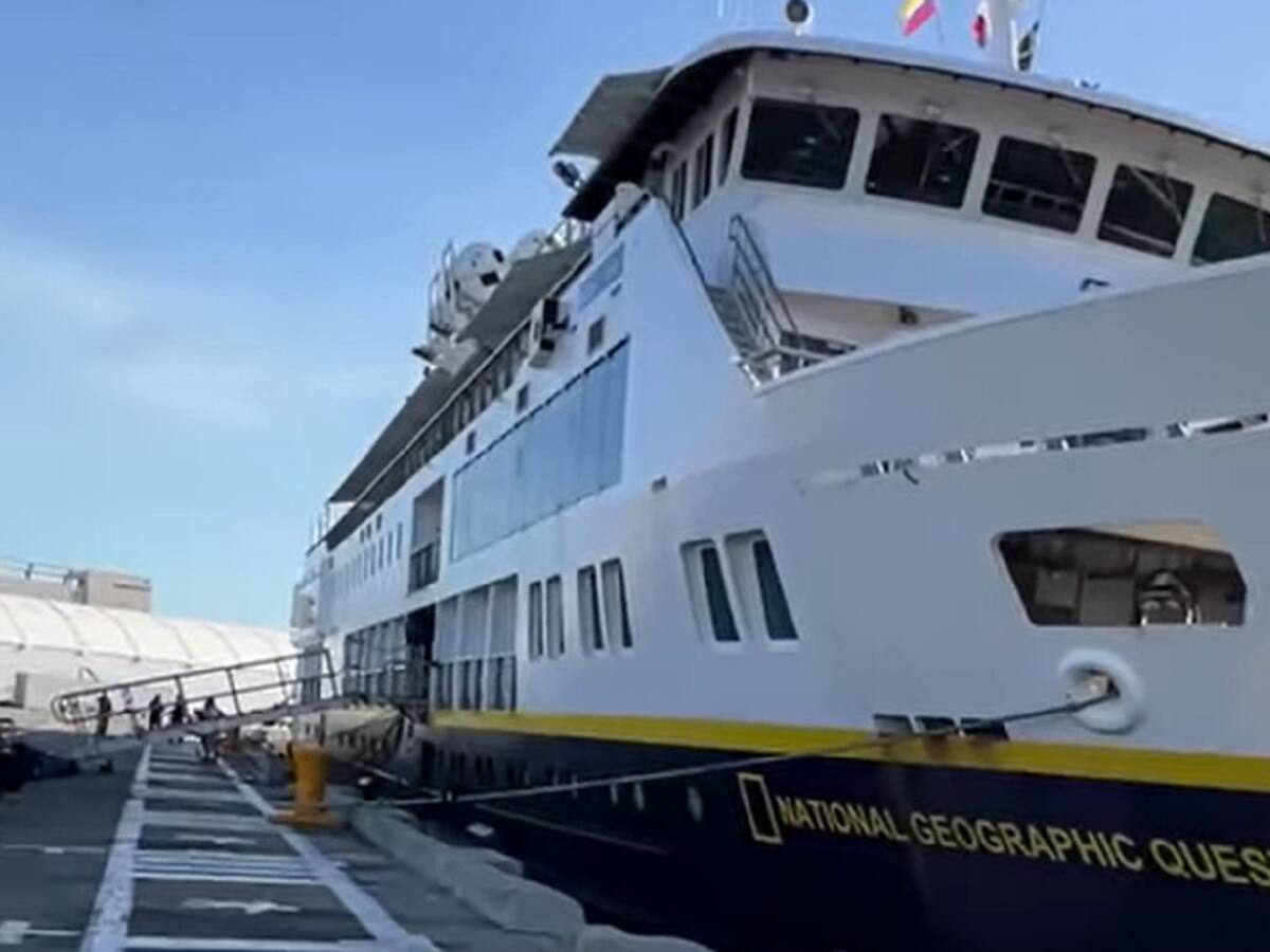 Cartagena recibió al crucero de exploración National Geographic