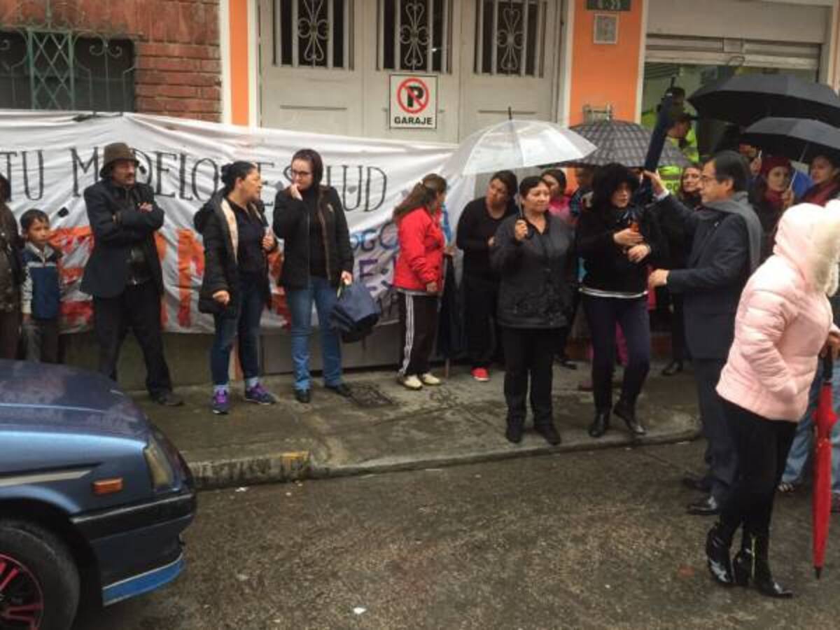 Protestan en hospital del centro oriente de Bogotá por supuesto cierre de pediatría
