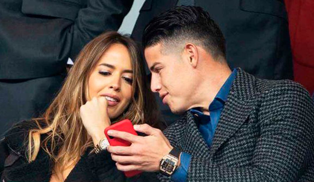Shannon de Lima y James Rodríguez