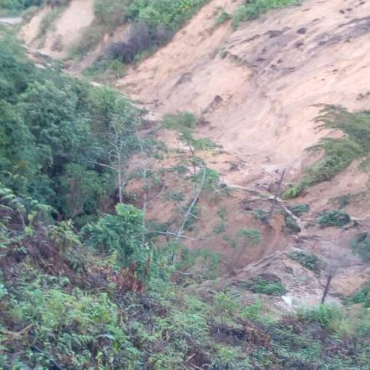 Un hombre murió tras un deslizamiento de tierra en Chaparral, Tolima