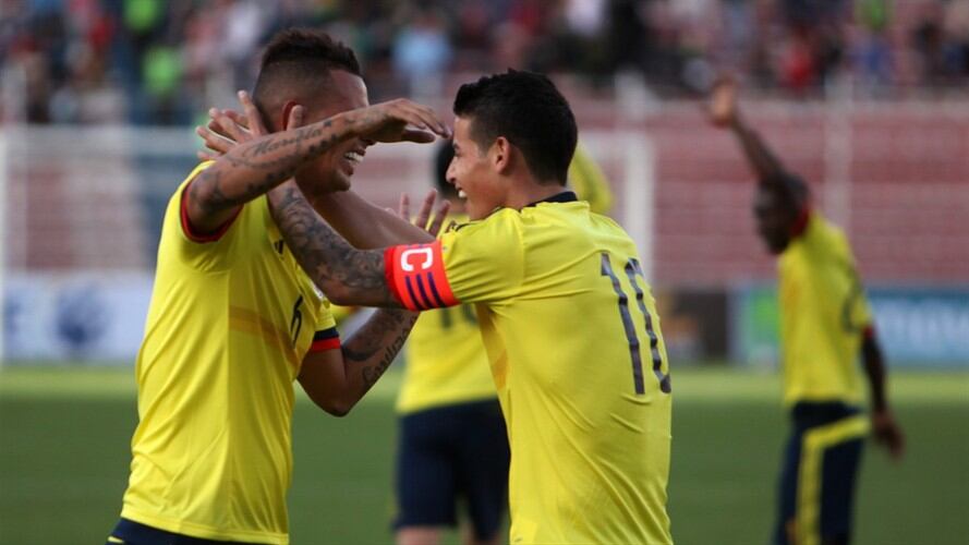 Colombia superó 2-3 a Bolivia en La Paz. Foto: Agencia EFE
