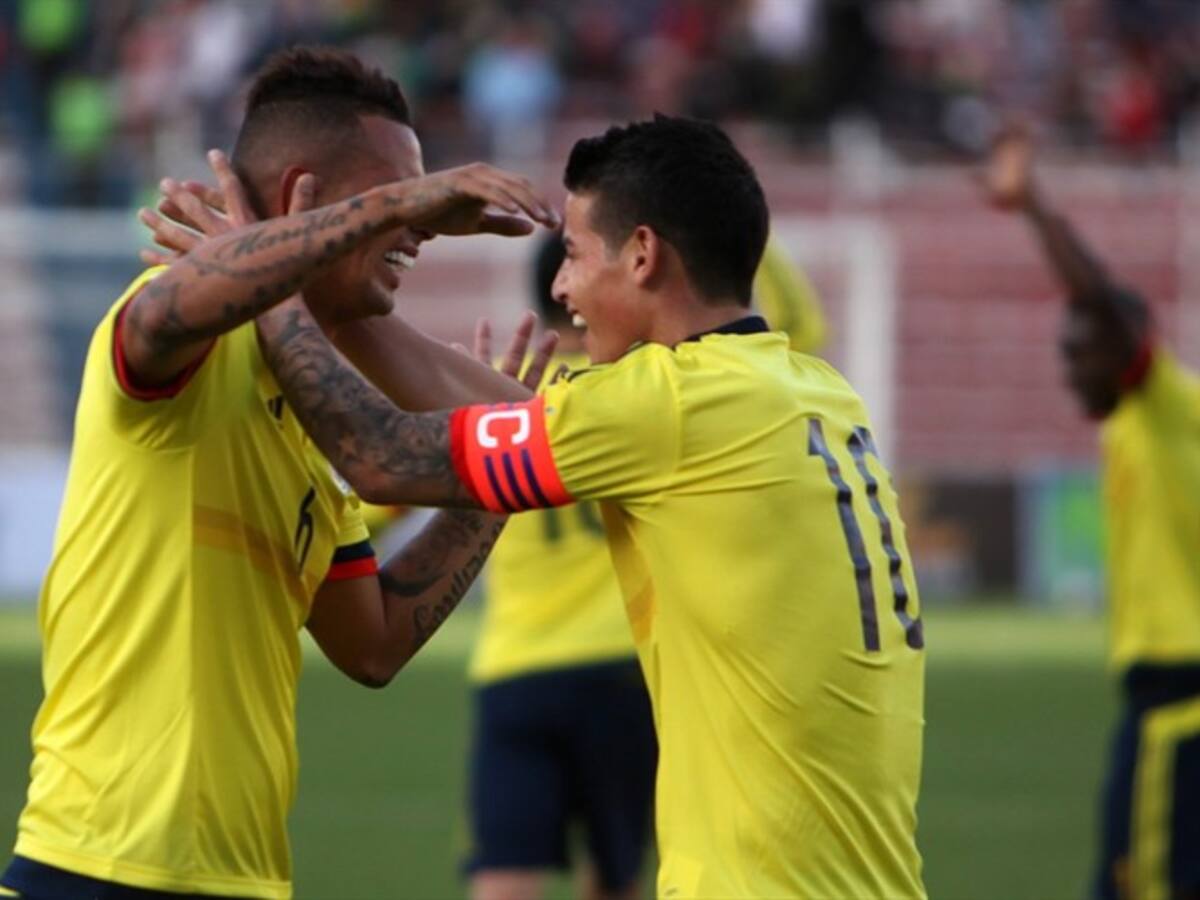Colombia vence a Bolivia 2-3 en La Paz