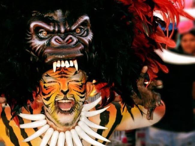 Taller "Selva Negra" presente en el Festival de Máscara y Bejuco, Galapa