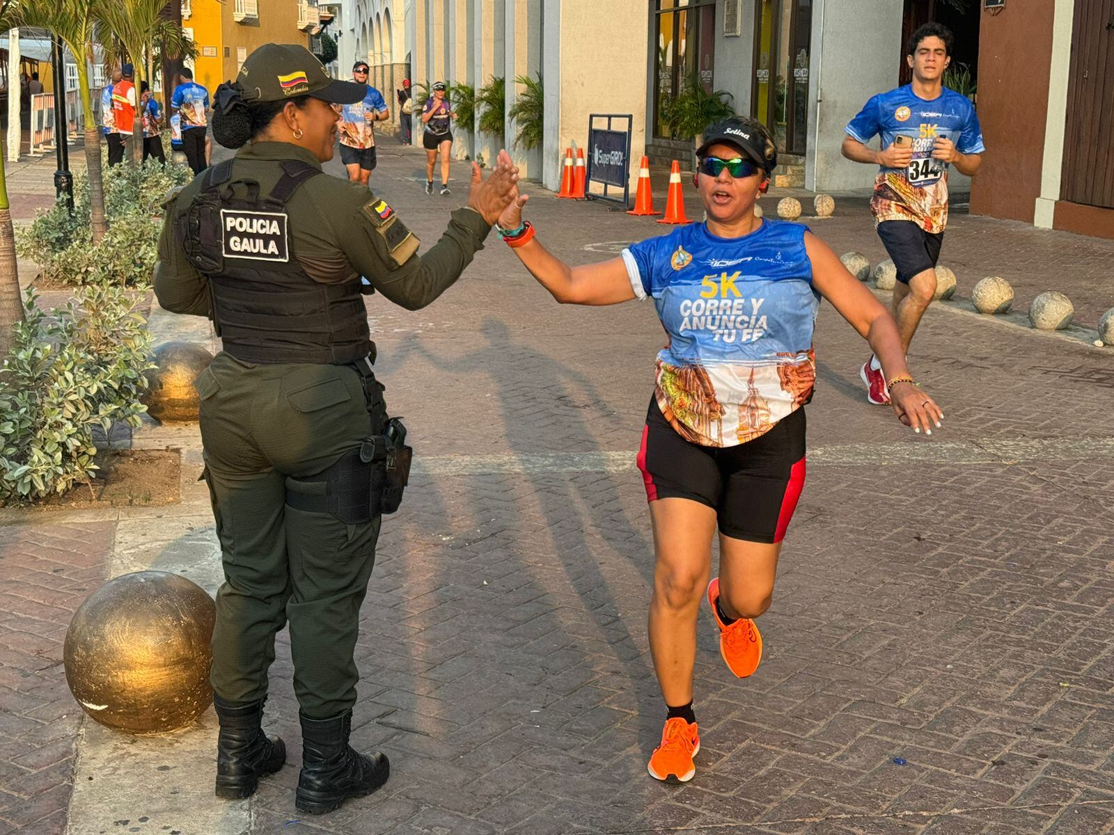 GAULA Cartagena realizó jornada de prevención dirigida a asistentes a la carrera 5K