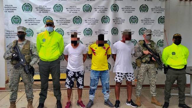 Capturados por el delito de acceso carnal violento en Turbana, Bolívar