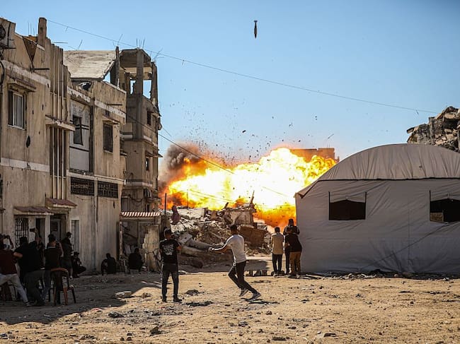 Gaza. (Photo by Bilal Osama/Anadolu via Getty Images)