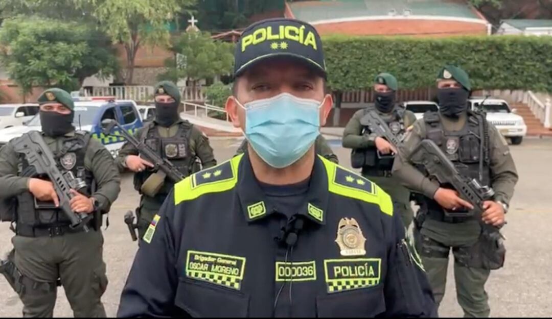 Hostigada caravana del comandante de la policía de Cúcuta