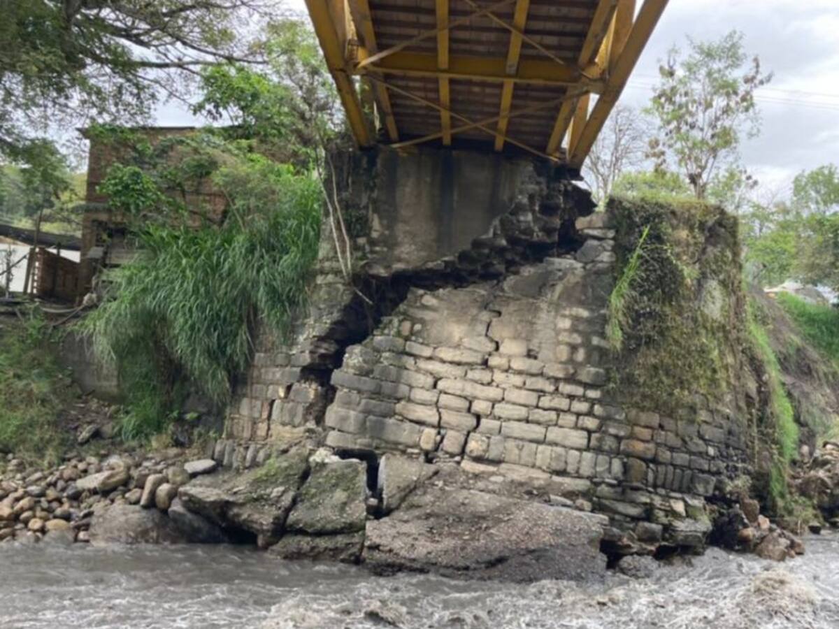 Emergencia invernal dejó sin puente vehicular al municipio de Guayatá