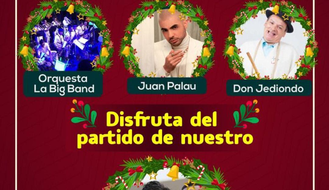 Poster del concierto del inicio de navidad