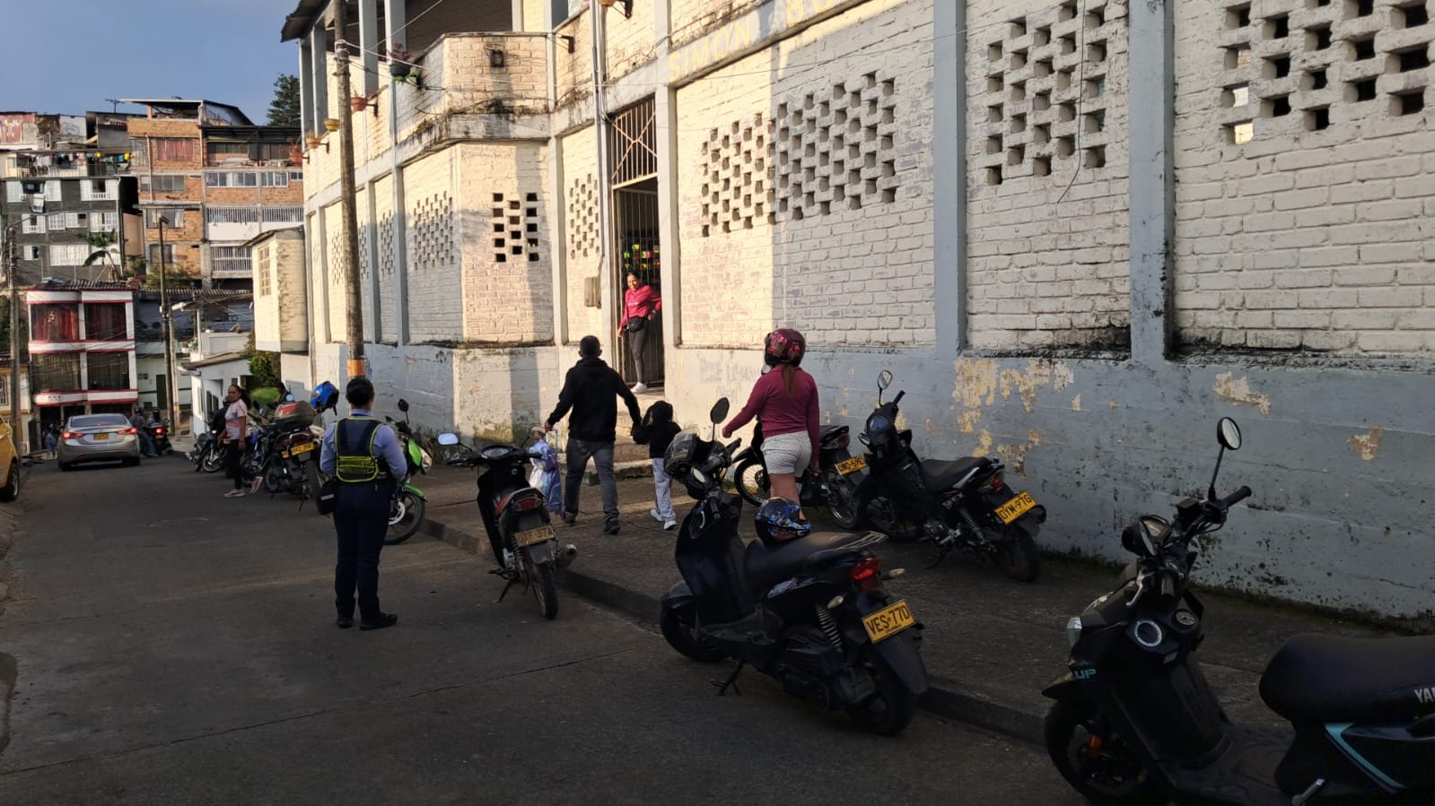 Puesto de control en un sector en Anserma, Caldas. Foto suministrada, archivo.