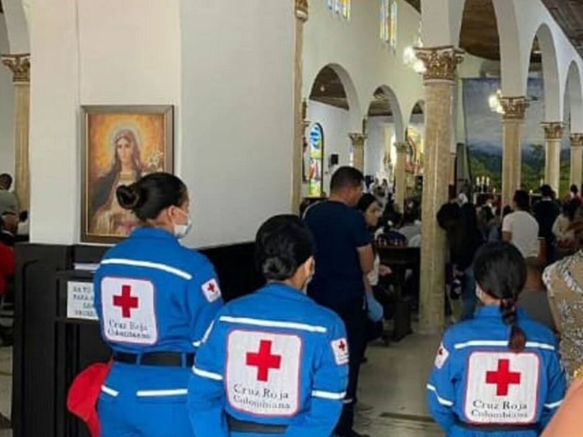 Cruz Roja en Quindío establece dispositivo en iglesias, vías y municipios