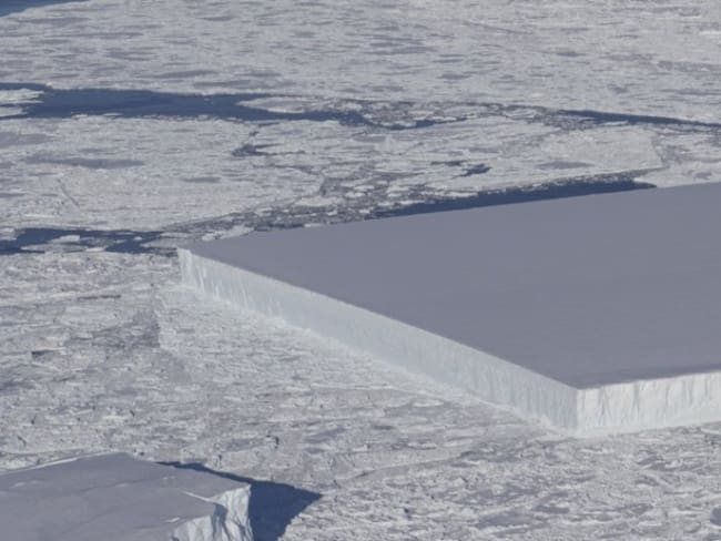 Científicos de la Nasa encontraron el “iceberg perfecto”