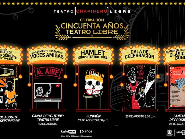 50 años del Teatro Libre de Bogotá