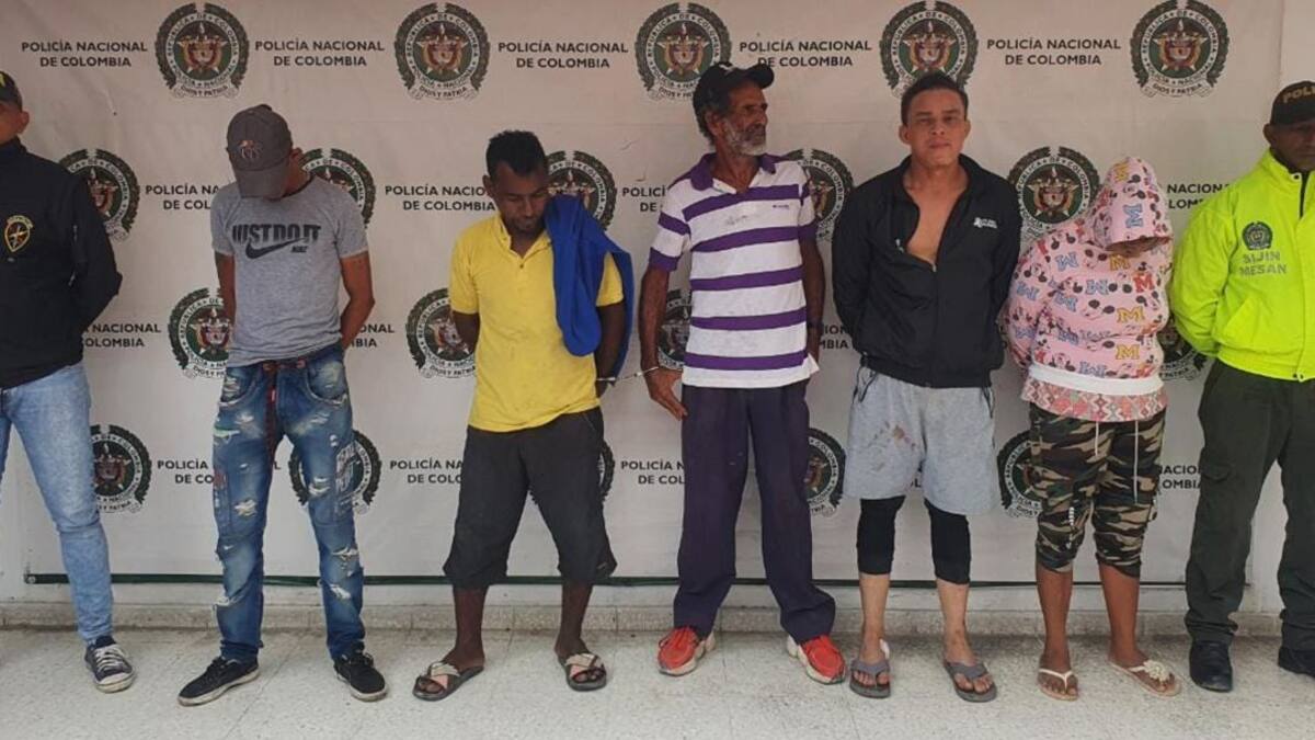Desmantelada una banda al servicio del Clan del Golfo en el Magdalena