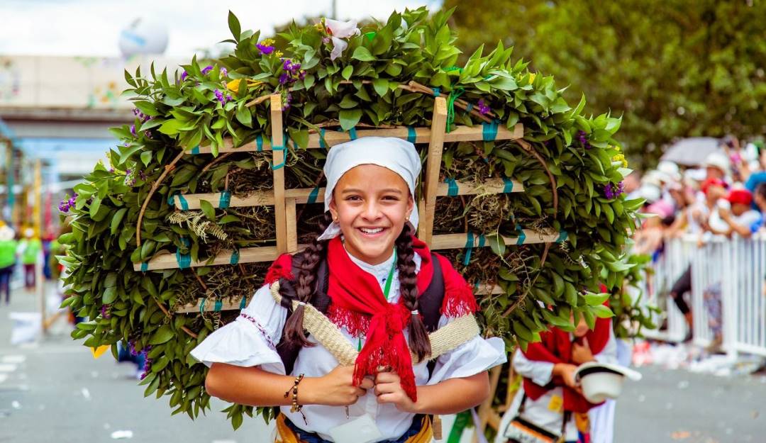 Silleteritos. Foto: Alcaldía de Medellín.