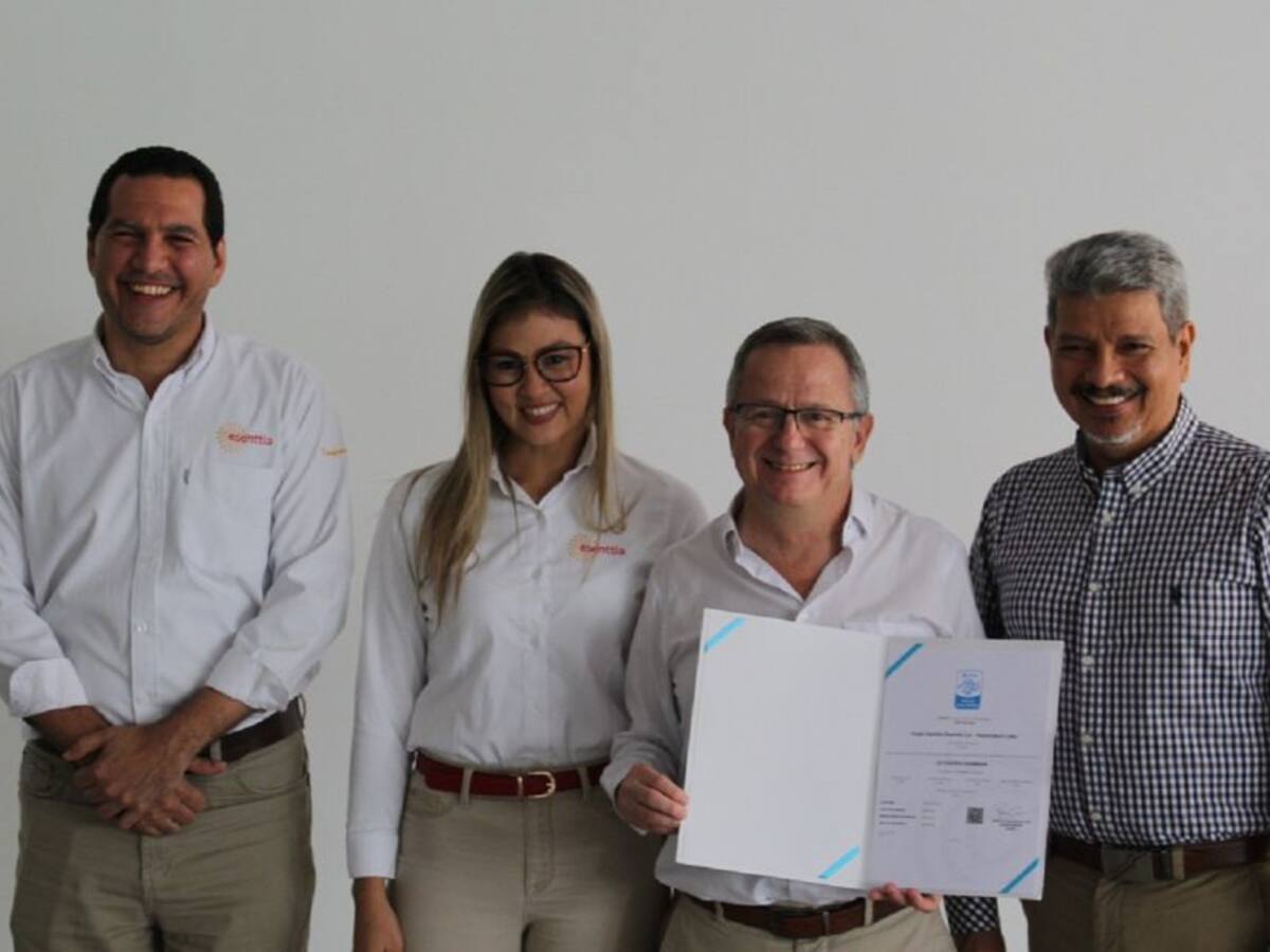 Esenttia recibe el Sello de Sostenibilidad Icontec en la máxima categoría