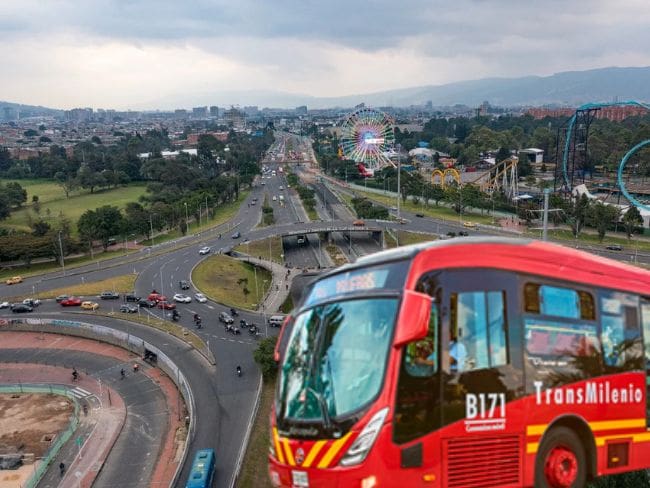 Transmilenio por la Avenida 68 Foto: Getty Images