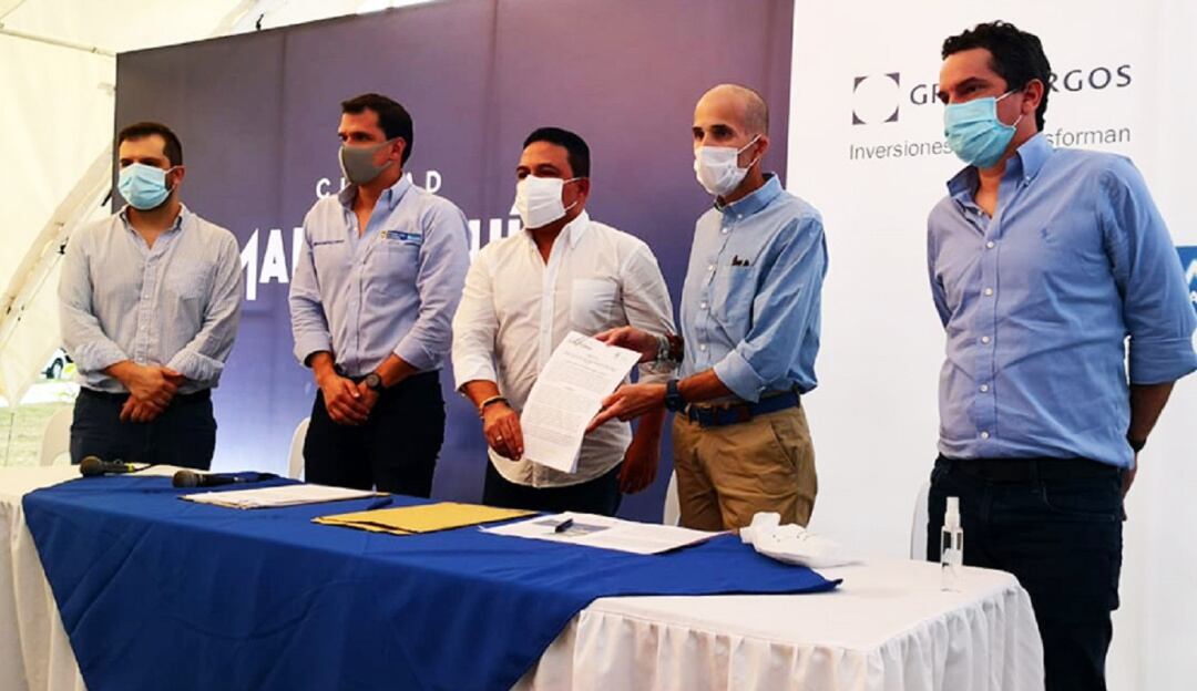 Firma del plan parcial del proyecto