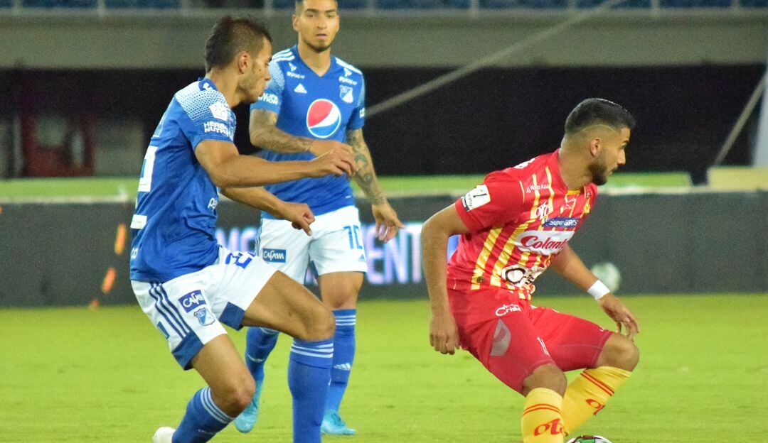 Partido por la fecha 19 de la Liga Colombiana 2020 entre Deportivo Pereira y Millonarios F.C.