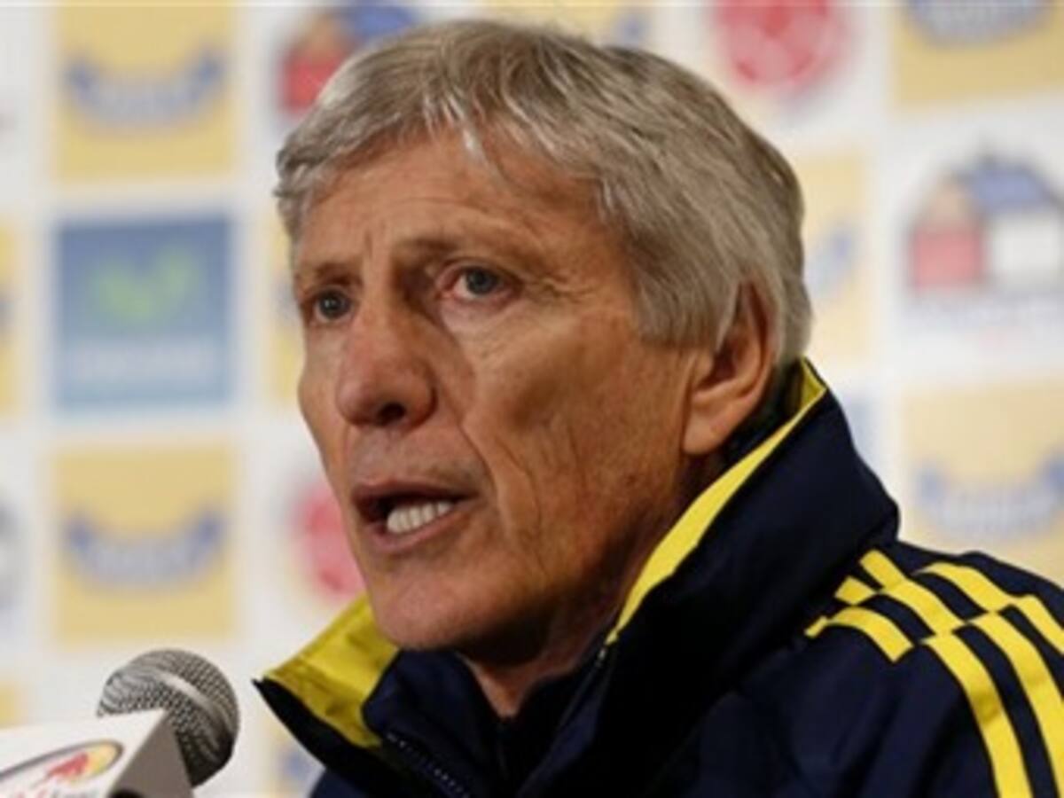 José Pekerman: 'Falcao está recuperado y dispuesto a jugar ante Guatemala'