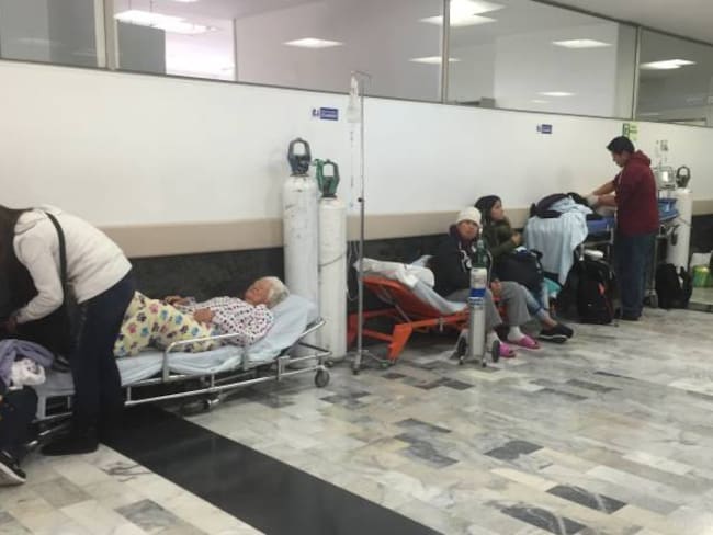 Panorama en las unidades de urgencias de hospitales en Bogotá