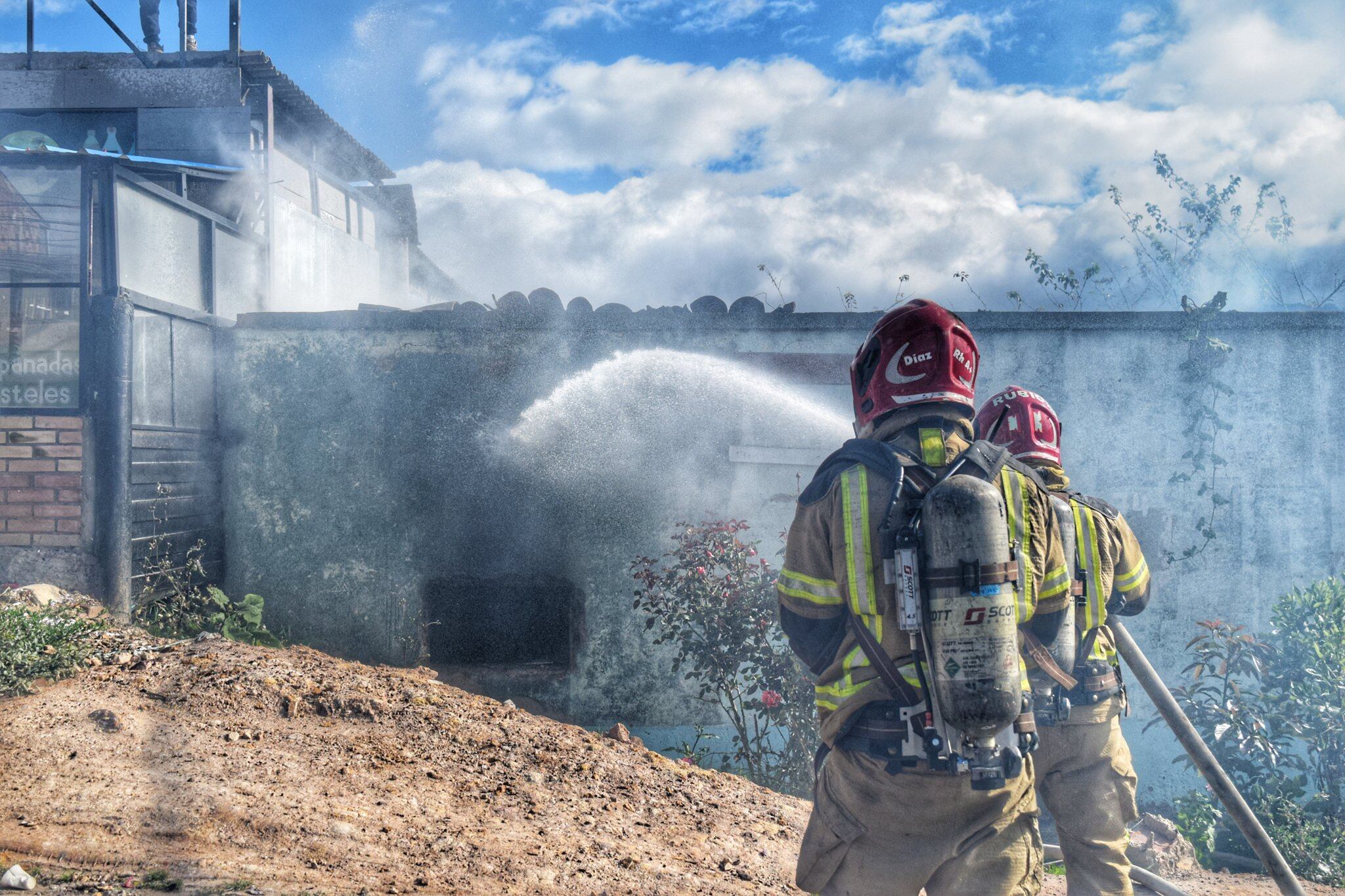 Cerca de 80 personas hacen parte del Cuerpo de Bomberos Voluntarios de Tunja / Foto: Bomberos Tunja