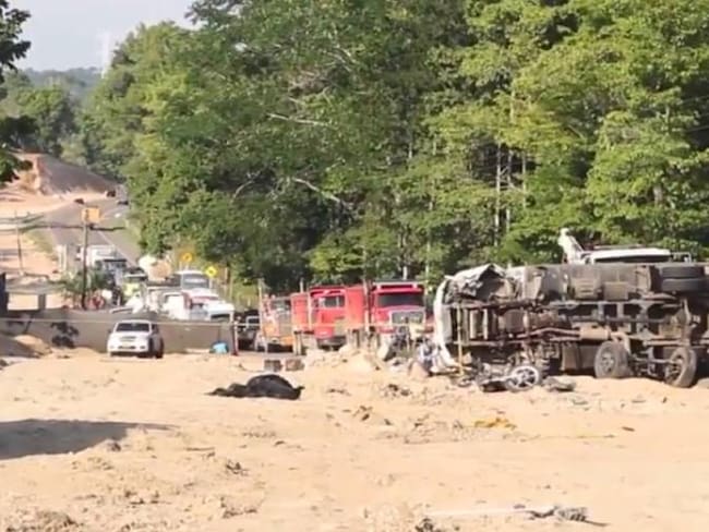 Un muerto y cinco heridos deja un accidente la vía Barrancabermeja