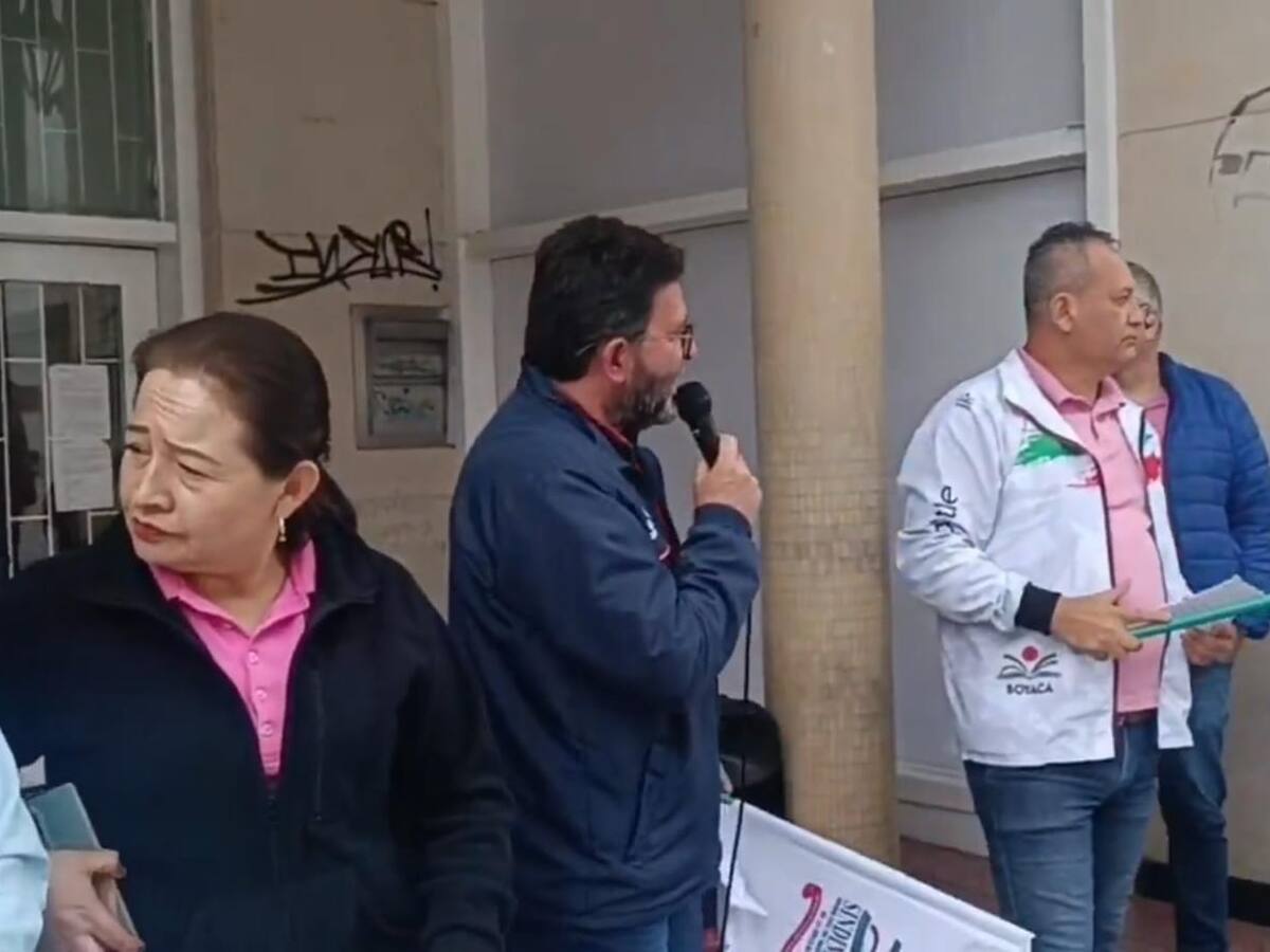Docentes de Boyacá protestaron por falta de implementación del Decreto 0277