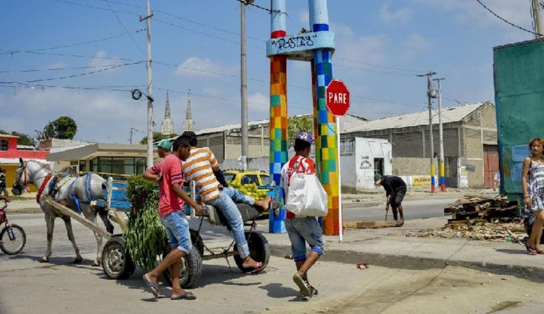 Barrio Rebolo, al sur de Barranquilla.