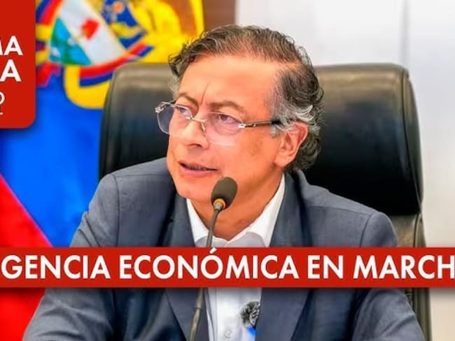 El presidente Gustavo Petro defendió el decreto de emergencia económica ante el hundimiento de la reforma tributaria.