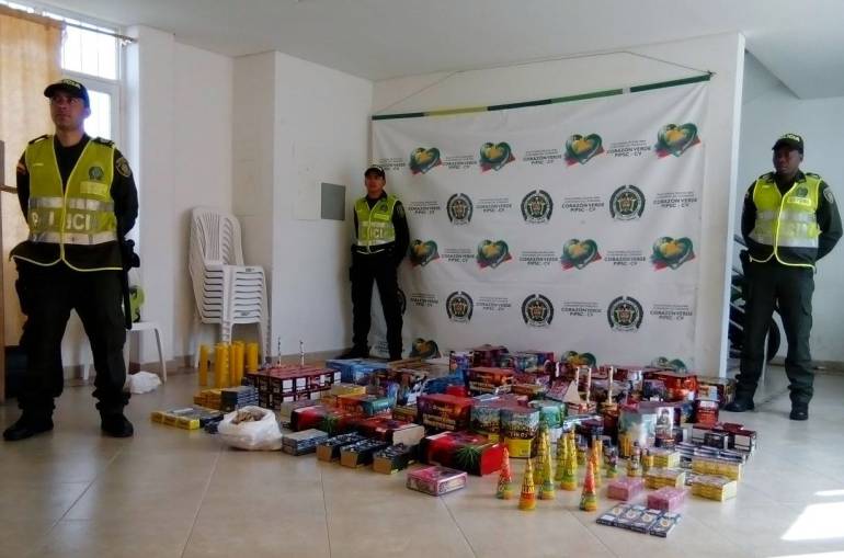 Incautación de pólvora 