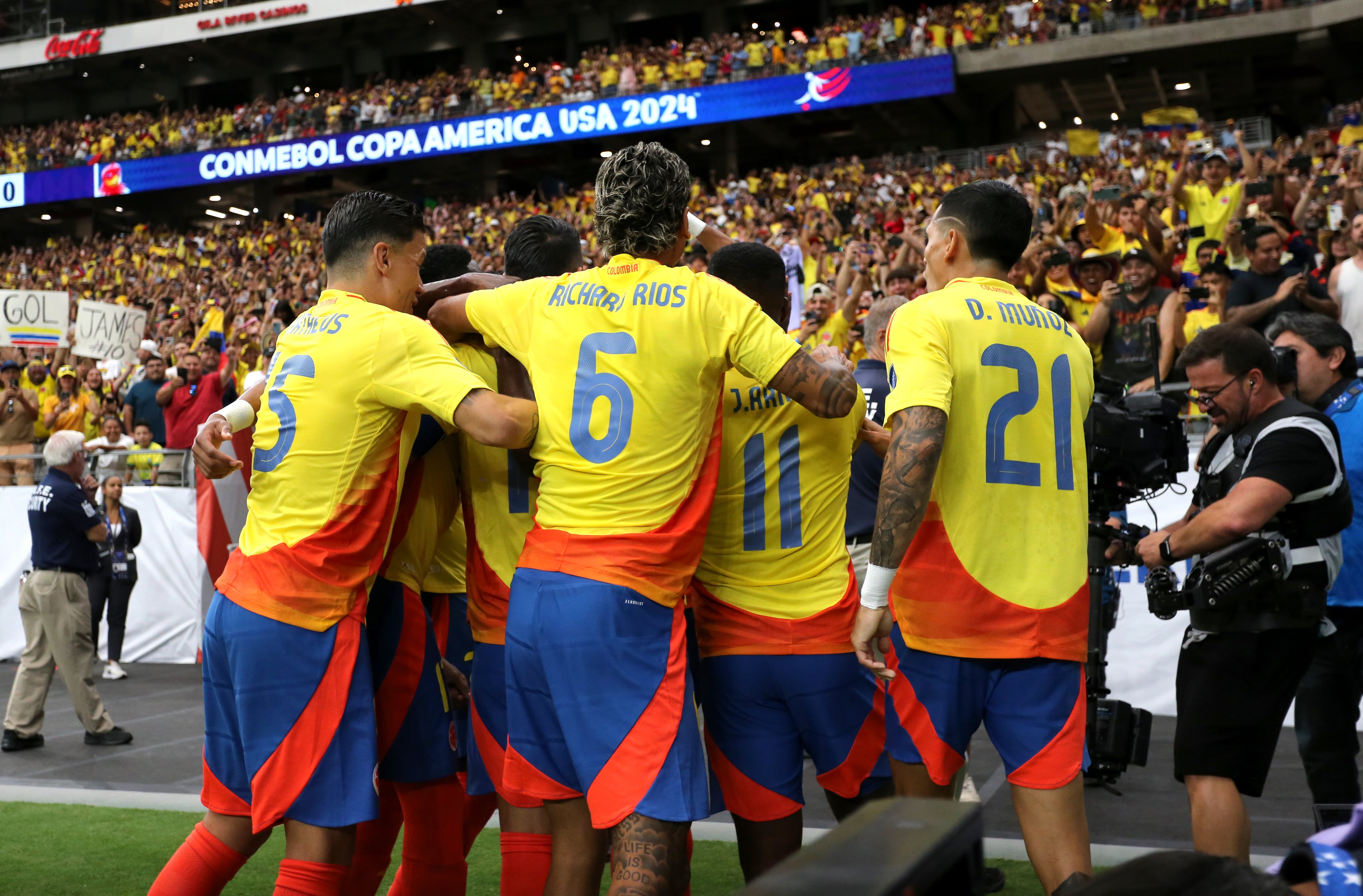 Selección Colombia. (Photo by MB Media/Getty Images)